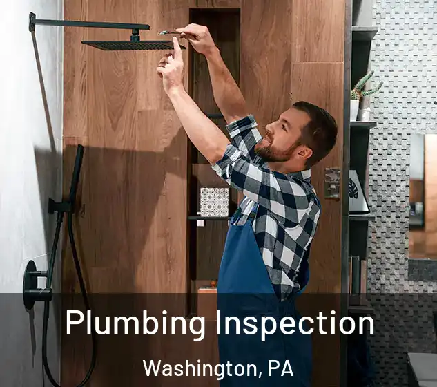  Plumbing Inspection Washington, PA