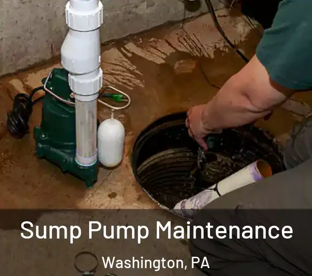  Sump Pump Maintenance Washington, PA